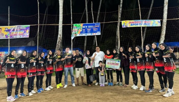 Vhaleska ZM Group Juara I Semi Open Turnamen Bola Voli Bupati Cup II Pemuda Sungai Pinang 2024/2025