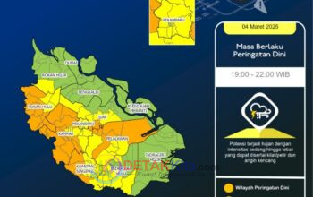 Waspada, Cuaca Ekstrim Berpotensi Akan Terjadi Hujan Lebat di Daerah Ini!