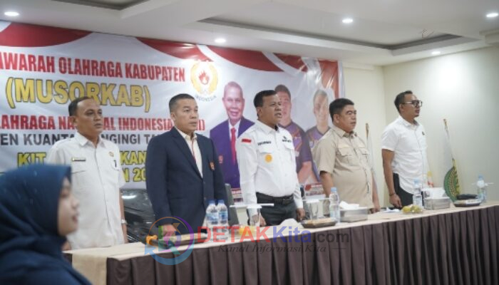 Andi Aheng Cahyadi Kembali Terpilih Pimpin KONI Kuansing, Bupati Suhardiman: Manfaatkan Fasilitas Daerah