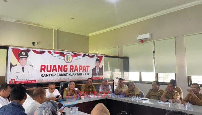 Pemcam Kuantan Hilir Gelar Rakor Dirikan Koperasi Desa Merah Putih