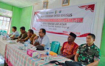 Dorong Percepatan Ekonomi Masyarakat Koperasi Merah Putih Desa Teratak Air Hitam Terbentuk