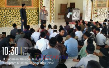 Polsek Benai Sosialisasi di Ponpes Syafa’aturrasul Cegah Tindakan Kriminal – Bullying