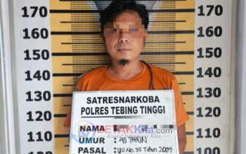 Sat Resnarkoba Polres Tebing Tinggi Tangkap Pengedar Sabu Dari Pinggir Jalan Jelang HUT Bhayangkara Ke 79
