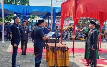 Bupati Suhardiman Berpesan Saat Lantik Mahviyen Jadi Kadis Bersempena Pembukaan Pacu Jalur