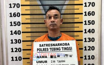 Satresnarkoba Polres Tebing Tinggi Bekuk Pelaku Pengedar Narkoba