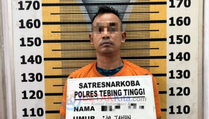 Satresnarkoba Polres Tebing Tinggi Bekuk Pelaku Pengedar Narkoba