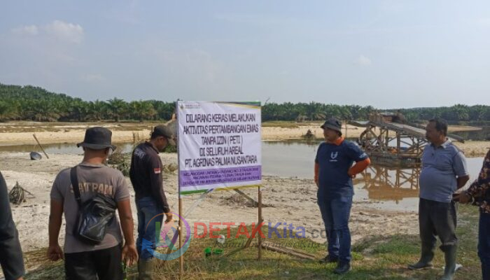 Tim Internal Penanggulangan Kerusakan Lingkungan PT Agrinas Stop PETI di Wilayah HGU
