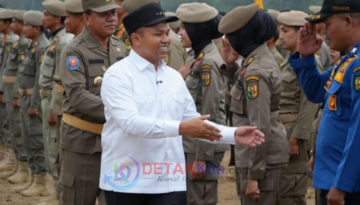 Bupati Kuansing Dampingi Gubernur Riau Cek Pasukan Operasi PETI Kuantan 2025
