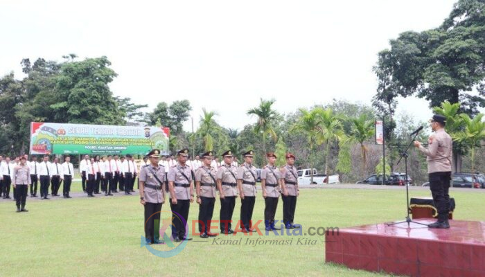 Sertijab Polres Kuansing: Kapolres Tegaskan Jabatan Adalah Amanah