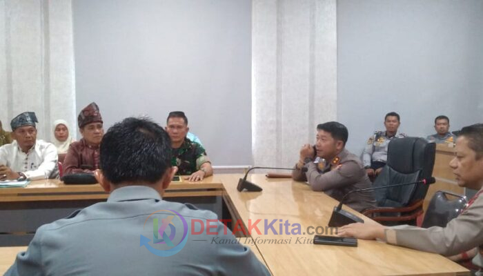 Rapat Persiapan dan Pengamanan Pacu Jalur Event Kebudayaan Baserah Digelar di Mapolres Kuansing