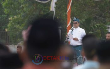 Amanat Gubri pada Apel Hari Jadi ke-68 Provinsi Riau, Sekda Zulkarnain Wakili Bupati Suhardiman Amby