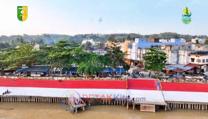 Merah Putih di Tepian Lubuok Sobae: Simbol Syukur Pacu Jalur Event Kebudayaan Baserah 2025