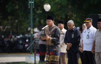 Lapangan Limuno Berguncang! Ribuan Peserta Ikut Deklarasi Damai Dipimpin Bupati Suhardiman Amby