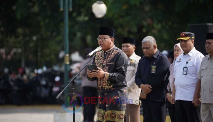 Lapangan Limuno Berguncang! Ribuan Peserta Ikut Deklarasi Damai Dipimpin Bupati Suhardiman Amby