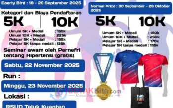 RSUD Run 2025: Bukan Sekadar Lari, Tapi Gerakan Hidup Sehat Warga Kuansing!