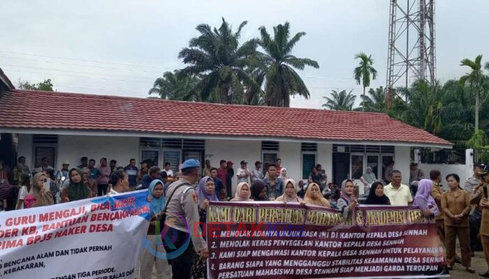 Kades Sennah Diduga Tilap Dana Desa Rp Miliaran, Ratusan Warga Ngamuk Turun ke Jalan!