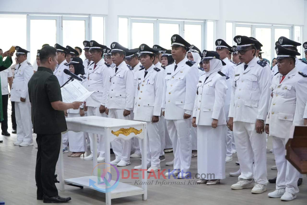 Tangis Haru dan Janji Pengabdian, Puluhan Pj Kades Kuansing Resmi Dilantik Wabup Muklisin