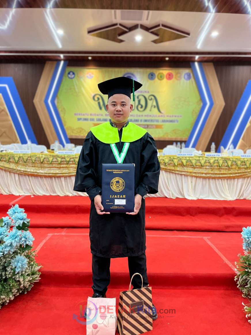 Wisuda Ke-XXVIII Universitas Labuhanbatu, Aktivis GMNI Arif Genta Buana Sugi Putra Resmi Sandang Gelar Sarjana