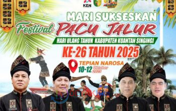 Festival Pacu Jalur HUT Kuansing ke-26: Hadiah Rp 360 Juta Sudah Disiapkan