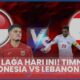 Babak Pertama, Timnas Indonesia Tahan Imbang Lebanon 0–0