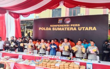 Polda Sumut Ungkap 862 Kasus Narkoba, Sita 145 Kg Sabu dan Puluhan Ribu Ekstasi
