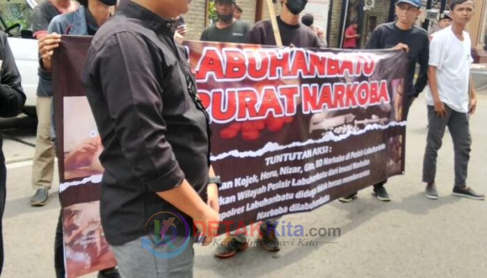 Labuhanbatu Darurat Narkoba, Mahasiswa dan Masyarakat Geruduk Mabes Polri