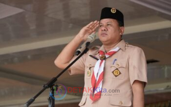Semangat Cokelat di Lapangan Limuno — Doa Bupati Suhardiman untuk Generasi Pramuka Kuansing yang Kuat dan Qurani