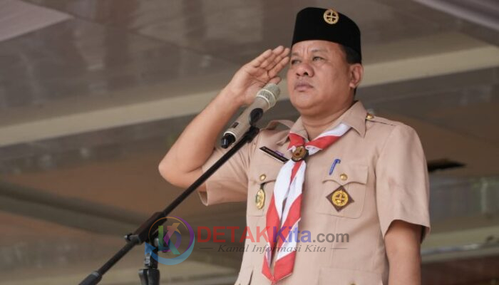 Semangat Cokelat di Lapangan Limuno — Doa Bupati Suhardiman untuk Generasi Pramuka Kuansing yang Kuat dan Qurani