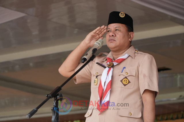 Semangat Cokelat di Lapangan Limuno — Doa Bupati Suhardiman untuk Generasi Pramuka Kuansing yang Kuat dan Qurani