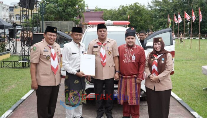 Hadiah di Hari Pramuka, Ambulance dari BRK Syariah Jadi Simbol Kepedulian untuk Kuansing