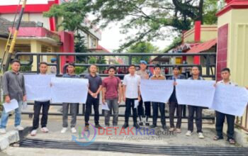 Mahasiswa Geruduk Polda Sumut, Desak Kapolda Berantas Korupsi dan Jual Beli Jabatan di Kemenag Sumut