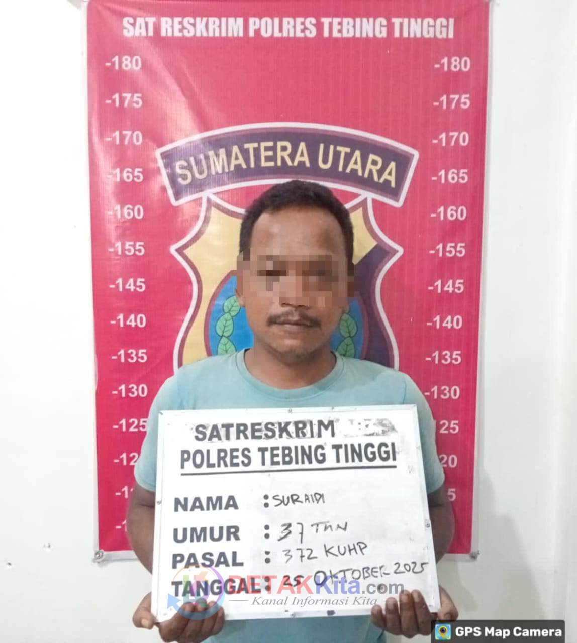 Satreskrim Polres Tebing Tinggi Tangkap Pria Diduga Gelapkan 140 Tikar Busa Senilai Rp12 Juta