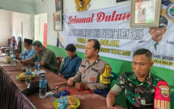 Bhabinkamtibmas Polsek Sipispis Hadiri Musdes Rancang RKPDes 2026 di Baja Dolok