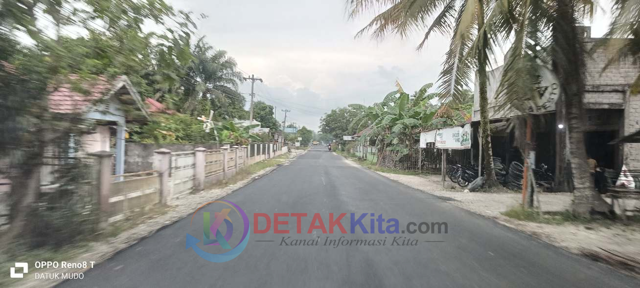Jalan Mulus, Hadiah untuk Masyarakat Teratak Air Hitam dari Bupati Suhardiman