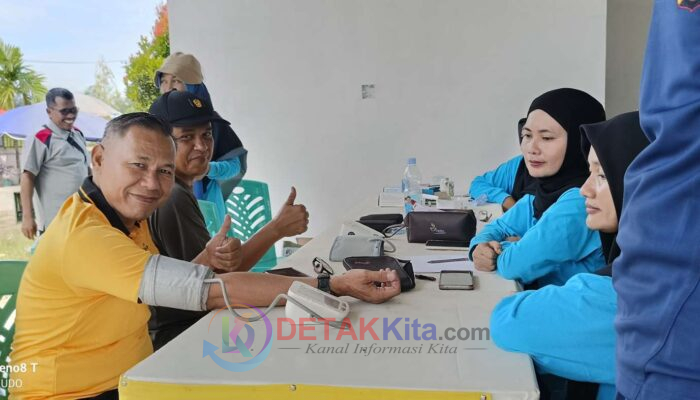 Semangat Sehat dan Berbudaya — Kolaborasi Hangat TNI-Polri dan Masyarakat dalam Perayaan HUT Sentajo Raya ke-13