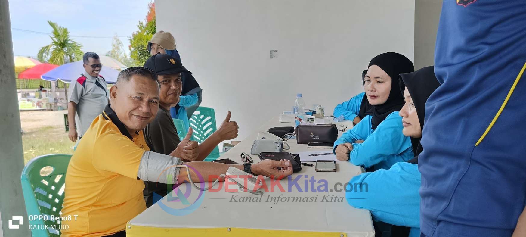 Semangat Sehat dan Berbudaya — Kolaborasi Hangat TNI-Polri dan Masyarakat dalam Perayaan HUT Sentajo Raya ke-13