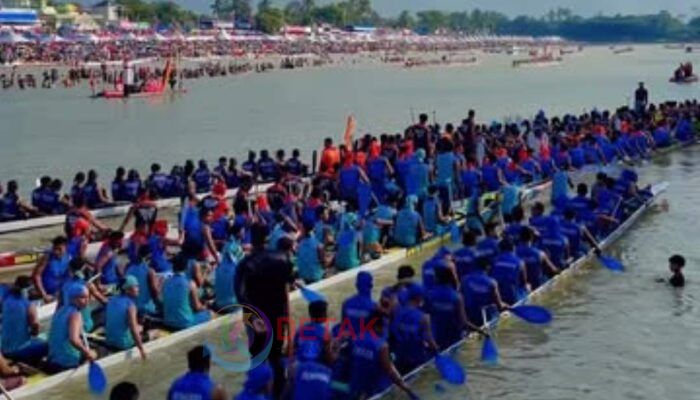 Jalur Ki Demang, Wujud Kekompakan Singingi Hilir di Pacu Jalur HUT Kuansing ke-26