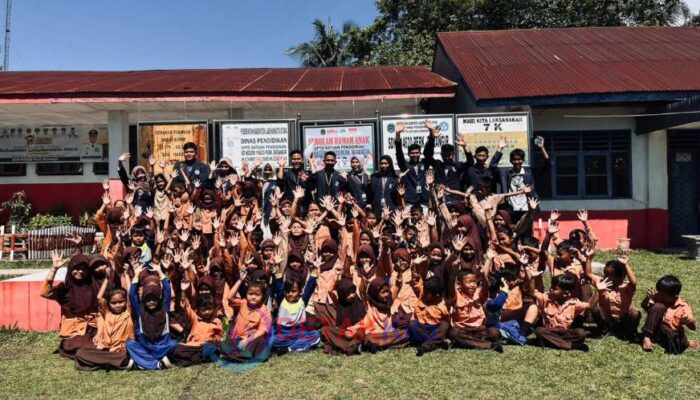 Apotek Hidup di SDN 114620 Perk Berangir, Inovasi Sehat dari Mahasiswa KKN ULB 2025