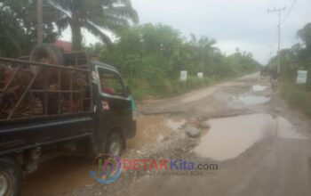 Jalan Parit Karto di Sungai Segajah Rusak Parah, Warga Rokan Hilir Minta Pemerintah Segera Bertindak Jalan Parit Karto di Sungai Segajah Rusak Parah, Warga Rokan Hilir Minta Pemerintah Segera Bertindak