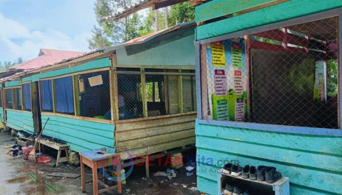 SD Swasta Al Khoir di Kubu Memprihatinkan: Empat Lokal Berdinding Kayu dan Kawat, Guru-Murid Tetap Belajar di Ruang Tidak Layak