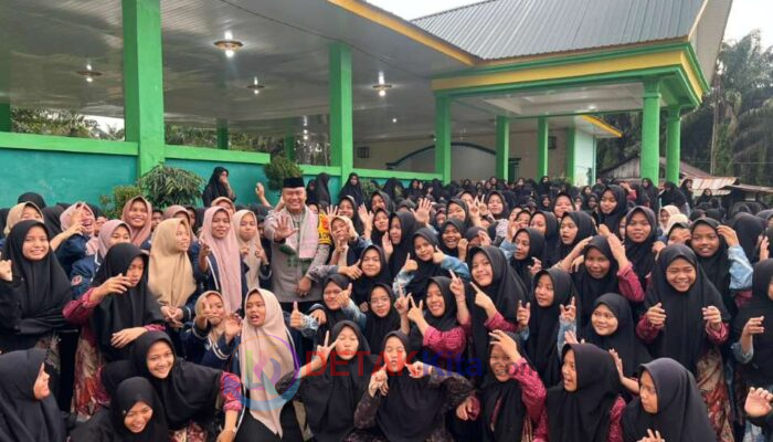 Kapolres AKBP Choky Berbaur Akrab dengan Para Santri, Kunjungan Silaturahmi Polda Sumut Disambut Hangat