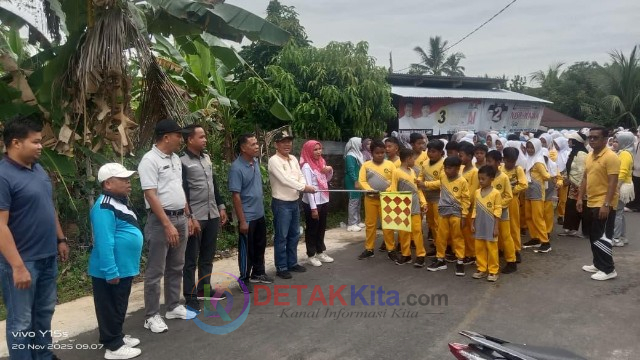 Danau Wisata Mendadak Riuh! Ratusan Guru Berbaur dalam Perayaan HGN, Camat Tasrum Sampai Beri Pesan Menyentuh