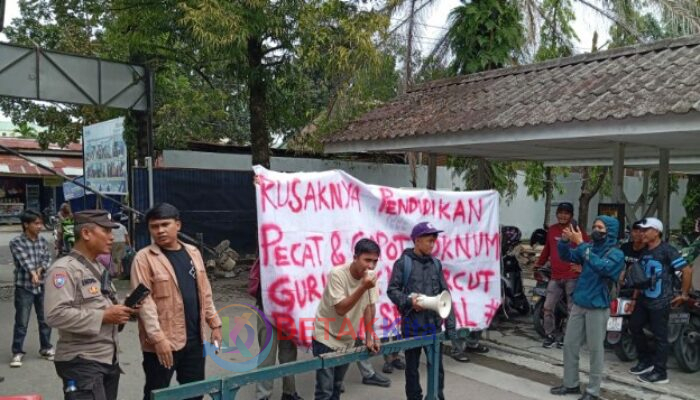 GPMI Geruduk SMKN 1 Percut Sei Tuan, Dugaan Pelecehan Seksual dan Pungli Oknum Guru Menguak