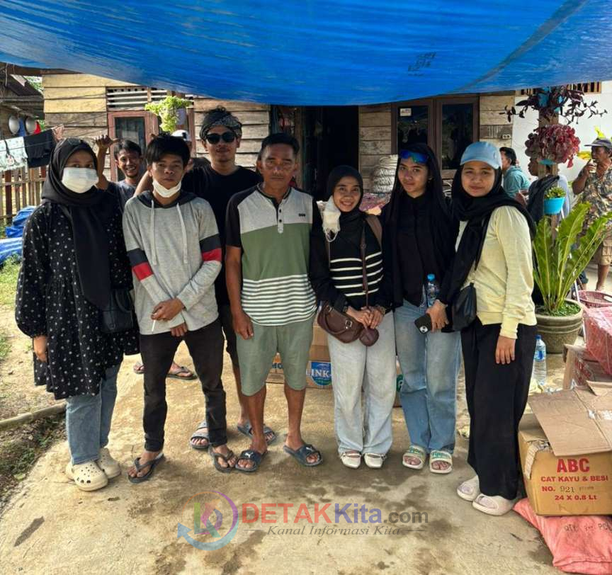Tak Cuma Orasi! Mahasiswa GERMANAS dan Volunteer Medan Terobos Lokasi Bencana, Salurkan Bantuan ke Aras Sembilan