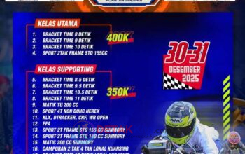 Dragbike Pemuda Pancasila Kuansing Meledak! Hadiah Motor, Kelas Padat, Pembalap Regional Tumpah Ruah