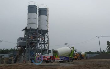 Disinyalir Ilegal, Batching Plant di Batu Bara Sudah Produksi Beton Meski Izin Belum Lengkap