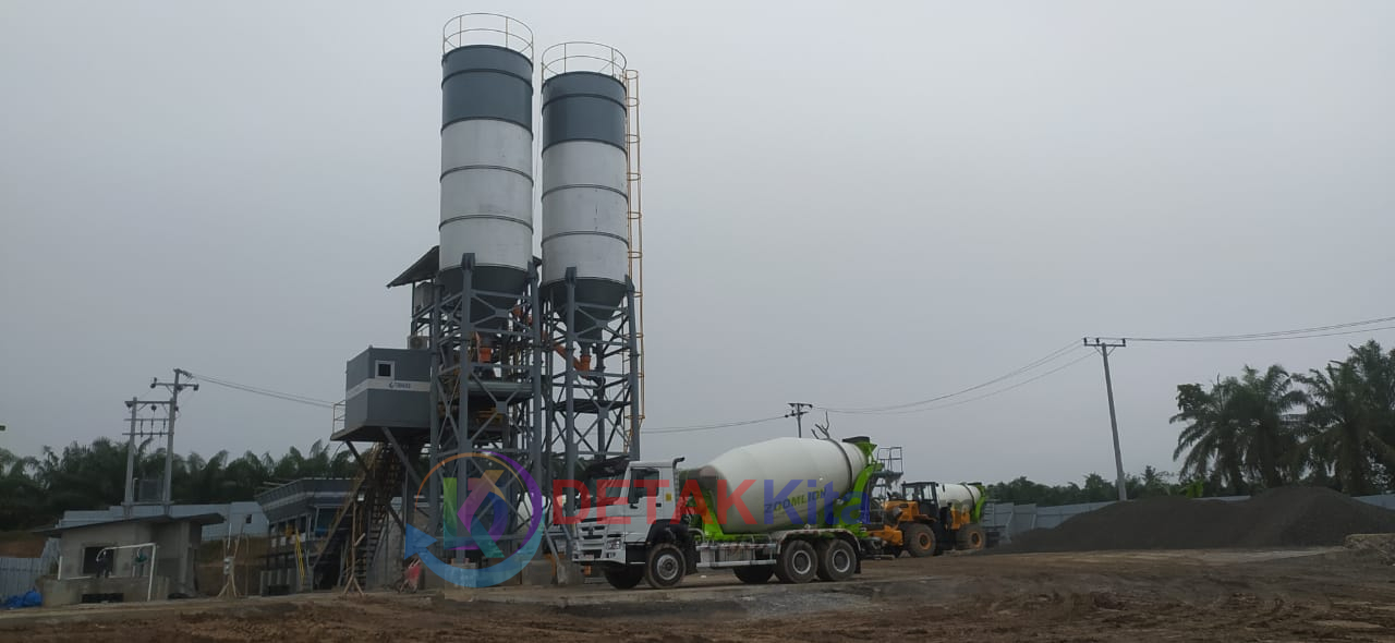 Disinyalir Ilegal, Batching Plant di Batu Bara Sudah Produksi Beton Meski Izin Belum Lengkap