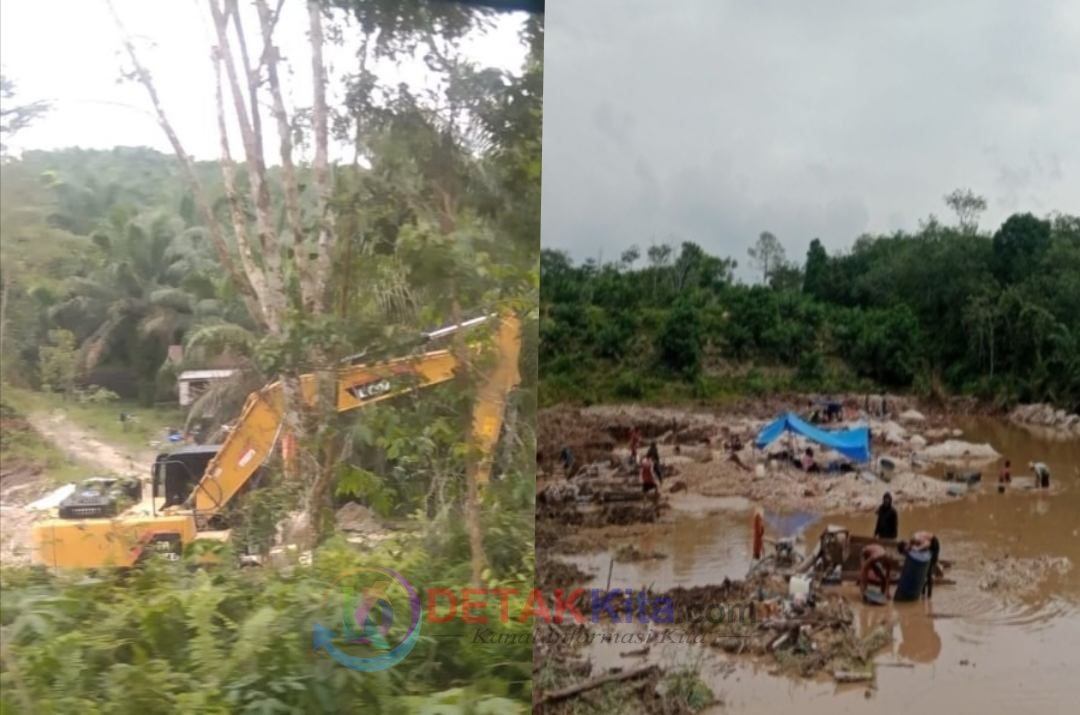 Pemilik Lahan PETI Setingkai Masih Bebas, Warga Benai Pertanyakan Nyali Penegak Hukum