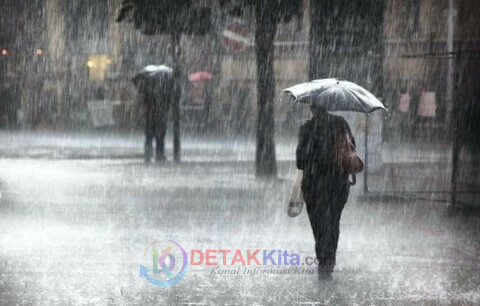 BREAKING! Hujan Lebat, Petir dan Angin Kencang Kepung Riau Pagi Ini, BMKG Keluarkan Peringatan Dini