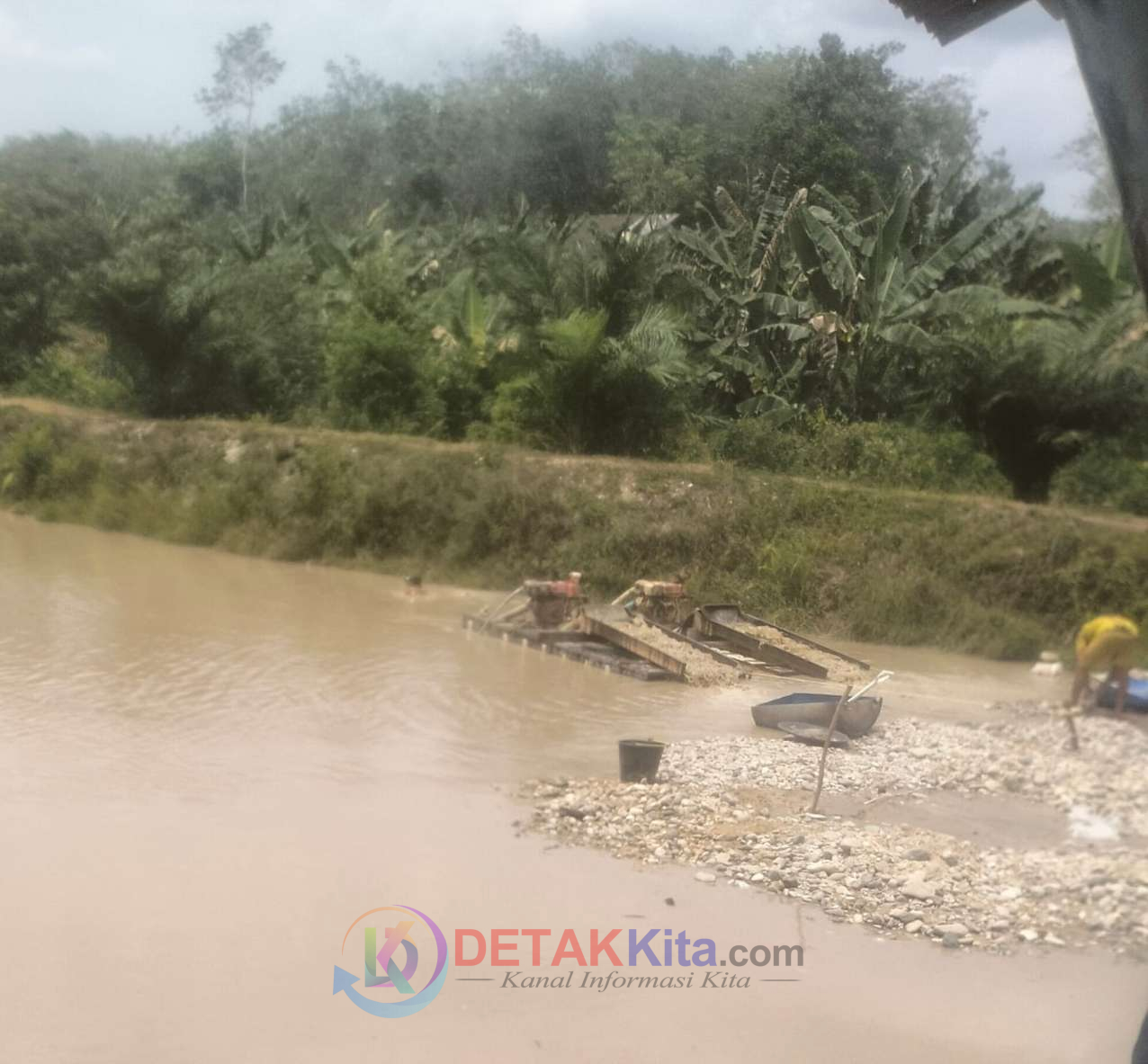 Rakit PETI Ngamuk di Perbatasan Talontam–Koto Benai! Warga: Jangan Cuma Ditertibkan—Tangkap dan Penjarakan!